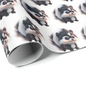 Niedliche Waldtiere Geschenkpapier (Rolleneckpunkt)