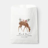 Niedliche Waldtiere Kinderdusche Danke Geschenktütchen (Vorderseite)