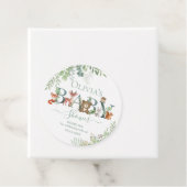 Niedliche Waldtiere Kinderdusche Grüne Gefallen T Geschenkanhänger (Beispiel)