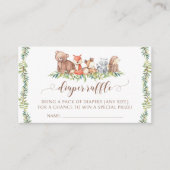 Niedliche Waldtiere Kinderspielzeugkarten Begleitkarte (Vorderseite)