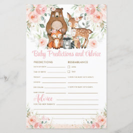 Niedliche Waldtiere Kindervoraussagen und Ratschlä