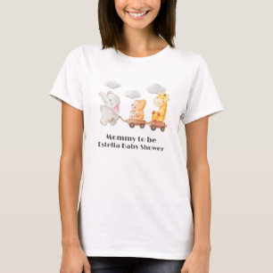 Niedliche Waldtiere müssen Babydusche sein T-Shirt