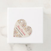 Niedliche Waldtiere Nordic Muster Weihnachten Geschenkanhänger (Beispiel)