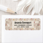 Niedliche Waldtiere Nordisches Muster (Insitu)