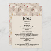 Niedliche Waldtiere Nordisches Muster Einladung (Vorne/Hinten)