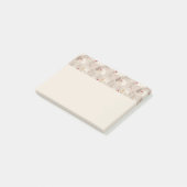 Niedliche Waldtiere Nordisches Muster Post-it Klebezettel (angewinkelt)