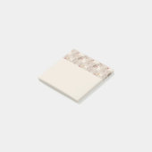 Niedliche Waldtiere Nordisches Muster Post-it Klebezettel (angewinkelt)