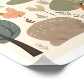 Niedliche Waldtiere Poster (Ecke)