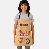 Niedliche Waldtiere Schürze (Insitu)