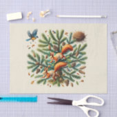 Niedliche Waldtiere Seidenpapier (Handwerk)