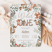 Niedliche Waldtiere Waldtiere Waldland 1. Geburtst