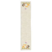 Niedliche Waldtiere Whimsischer Cartoon