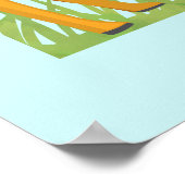 Niedliche Waldtiere Whimsischer Cartoon Poster (Ecke)