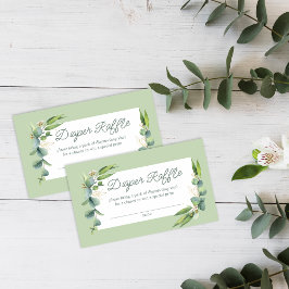 Niedliche Waldtiere Windelwindeln Begleitkarte