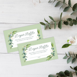 Niedliche Waldtiere Windelwindeln Begleitkarte