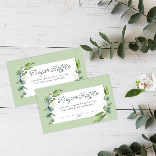 Niedliche Waldtiere Windelwindeln Begleitkarte