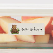 Niedliche Waldtierschule Tagbetreuung Etiketten (Befestigt)