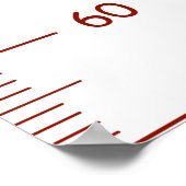 Niedliche Waldtierwachstumskarten Poster (Ecke)