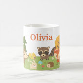 Niedliche Waldwaldtiere und -geschöpfe Kaffeetasse (Mittel)