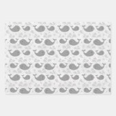 Niedliche Wale  Geschenkpapier Set (Vorderseite 2)