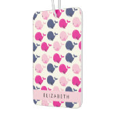 Niedliche Wale, Walmuster, Ihr Name Autolufterfrischer (Links)