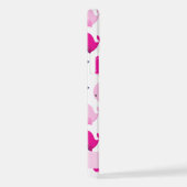 Niedliche Wale, Walmuster, Ihr Name iPhone Hülle (Rechte Seite)