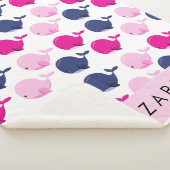 Niedliche Wale, Walmuster, Ihr Name Sherpadecke (3/4)