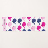 Niedliche Wale, Walmuster, Ihr Name Yogamatte (Vorderseite (Horizontal))