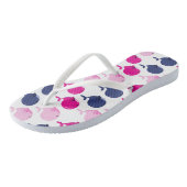 Niedliche Wale, Walmuster, Meerestiere Badesandalen (Schrägansicht)