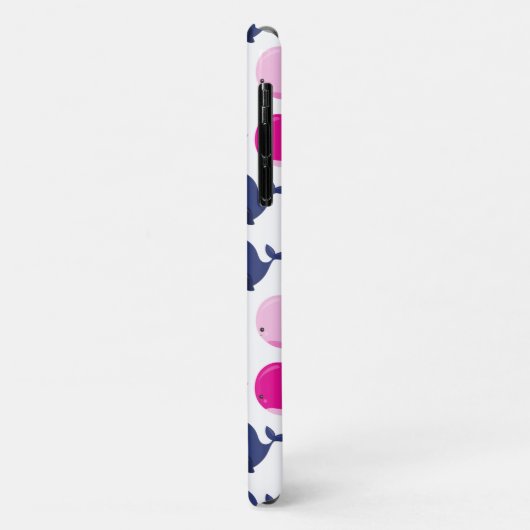 Niedliche Wale, Walmuster, Meerestiere Case-Mate iPhone Hülle (Hinten/Links)
