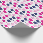 Niedliche Wale, Walmuster, Meerestiere Geschenkpapier (Ecke)