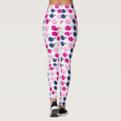 Niedliche Wale, Walmuster, Meerestiere Leggings (Rückseite)