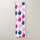 Niedliche Wale, Walmuster, Meerestiere Seitenschläferkissen (Vorderseite Vertikal)