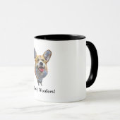 Niedliche Walish Corgi Dog Tasse (VorderseiteRechts)