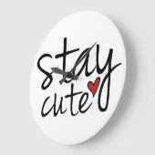 Niedliche Wall-Uhr bleibe Große Wanduhr (Winkel)