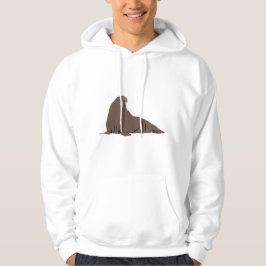 Niedliche Walrus-Illustration Hoodie