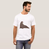 Niedliche Walrus-Illustration T-Shirt (Vorne ganz)