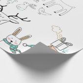 NIEDLICHE WALTIERE IN CHRISTMAS GESCHENKPAPIER (Ecke)