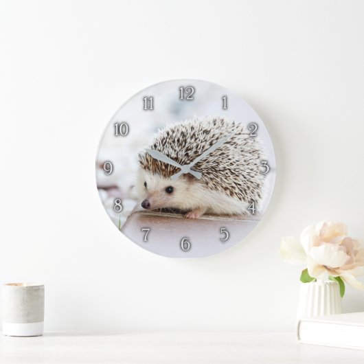 Niedliche Wanduhr für den Igel (Zuhause)