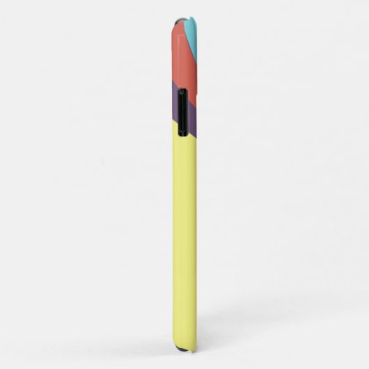 Niedliche Wanze beißt Süßigkeits-bunte Streifen Case-Mate iPhone Hülle (Hinten/Rechts)