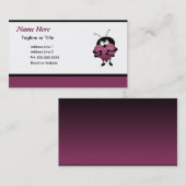 niedliche Wanzenkartenschablone Visitenkarte (Vorne/Hinten)