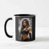 NIEDLICHE WARRIOR MÄDCHEN KAFFEE TASSE (Links)