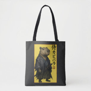 Niedliche wartende Capybara japanische Ästhetik Ka Tasche