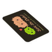 Niedliche Wasabi und Ginger Wedding Save the Date Magnet (Rechte Seite)