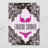 Niedliche Wäsche-Duschen-Einladung Einladung (Vorne/Hinten)