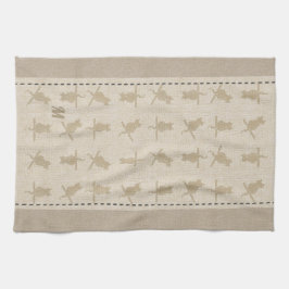 Niedliche Wäsche Mit Monogramm Funny Cats Handtuch