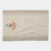 Niedliche Wäsche Mit Monogramm Handtuch aussehen (Horizontal)
