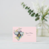 Niedliche Wash-Visitenkarte für Bienen und Regenbo Visitenkarte (Stehend Vorderseite)