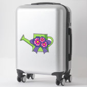 Niedliche Wasserdose mit Blume Bouquet Aufkleber (Koffer)