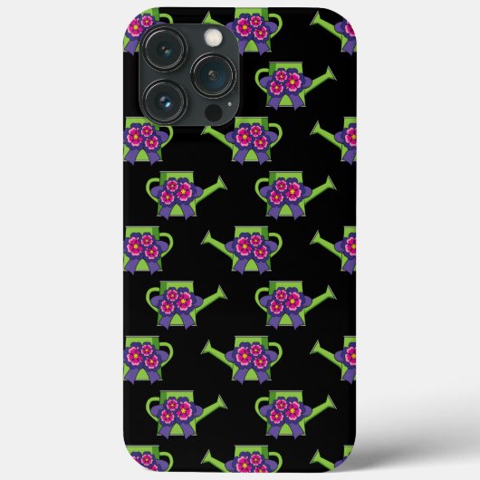 Niedliche Wasserdose mit Blume Bouquet Case-Mate iPhone Hülle (Rückseite)